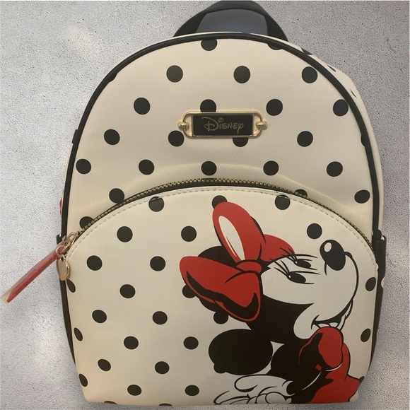 Primark Handbags - Primark Disney Minnie Mouse Faux Leather Backpack NWT
